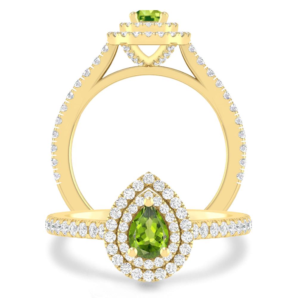 Yellow Gold - Peridot