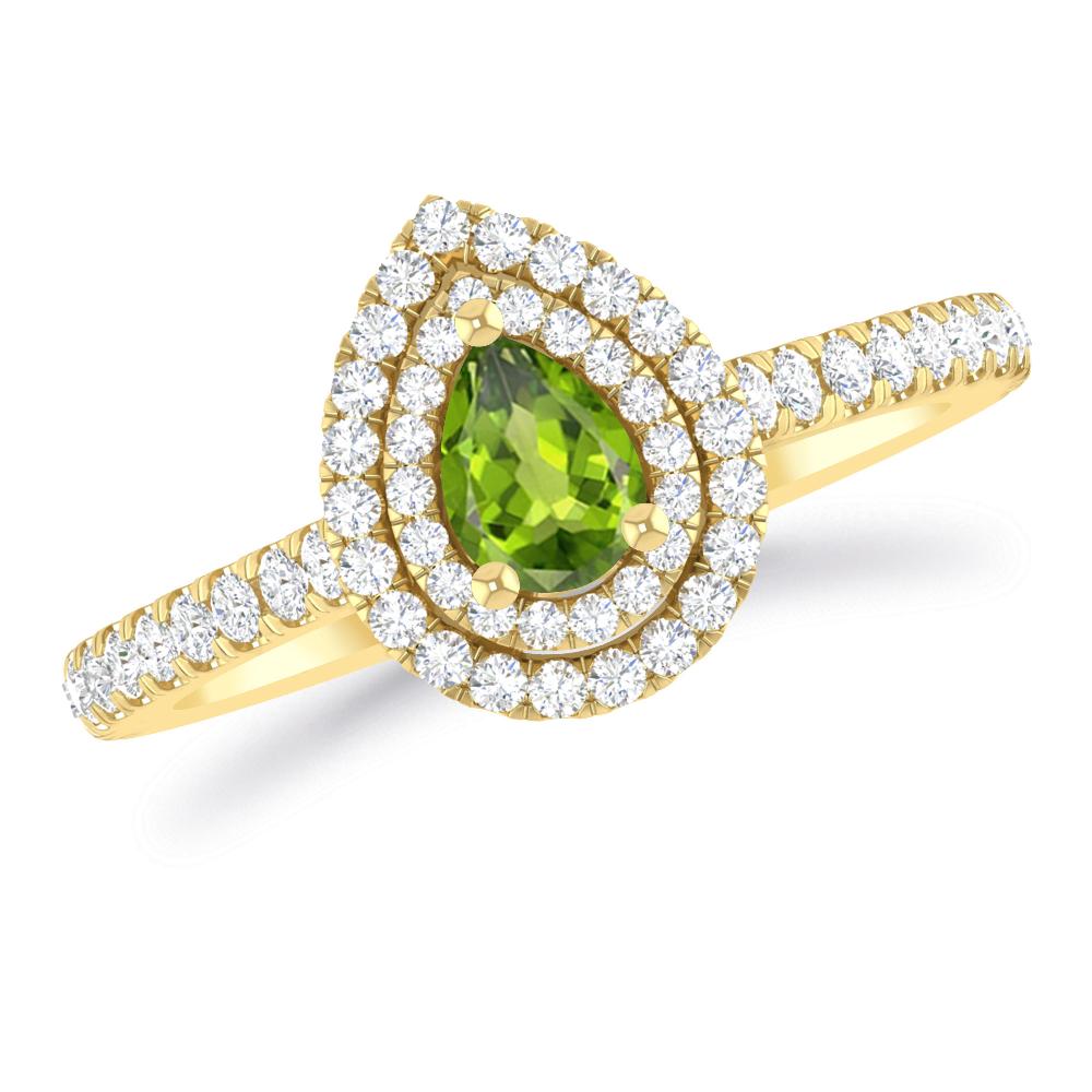 Yellow Gold - Peridot