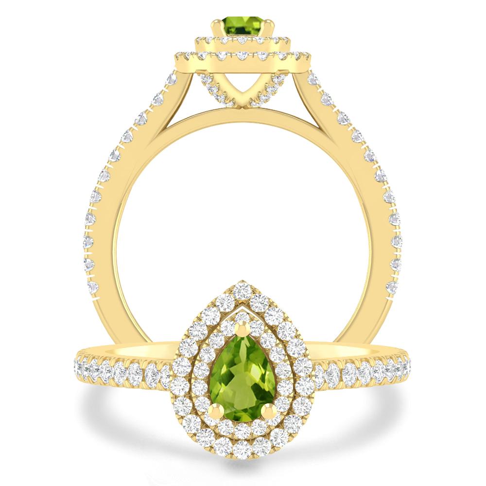 Yellow Gold - Peridot