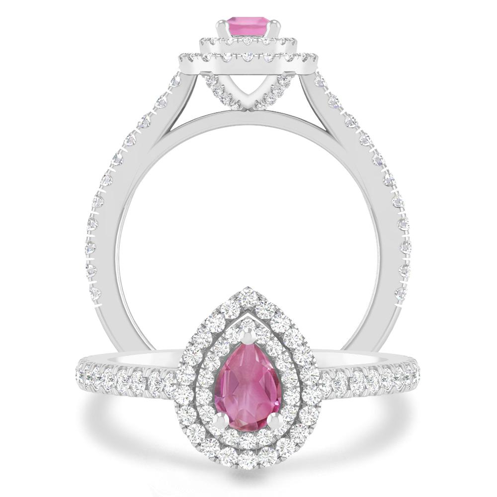 White Gold - Pink Tourmaline