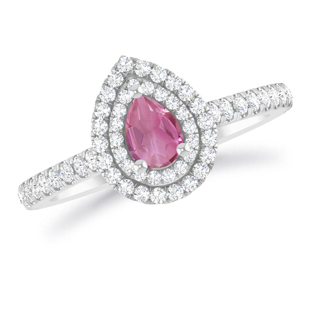 White Gold - Pink Tourmaline