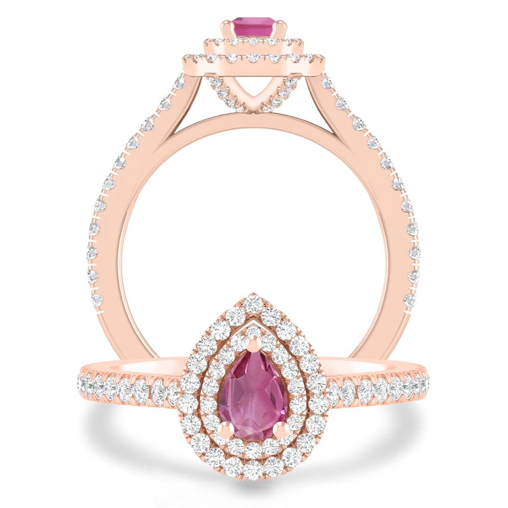 Rose Gold - Pink Tourmaline