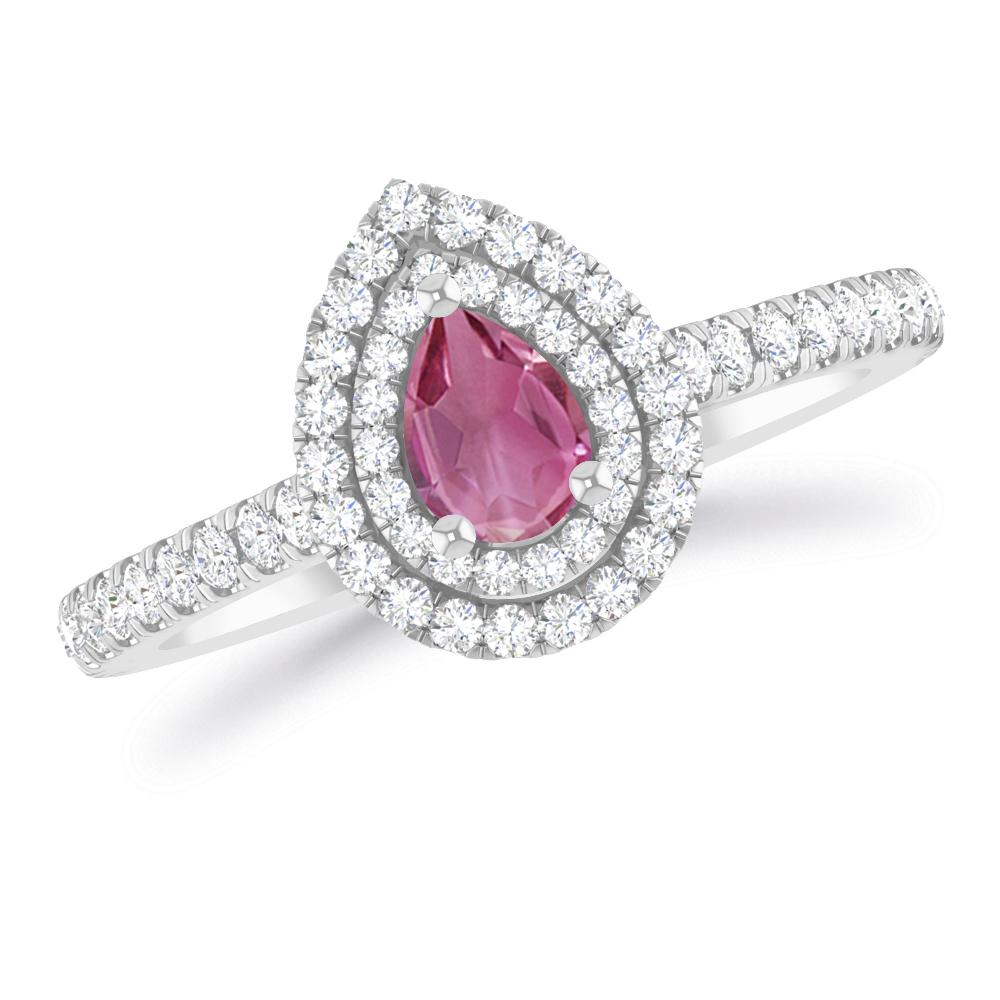 White Gold - Pink Tourmaline