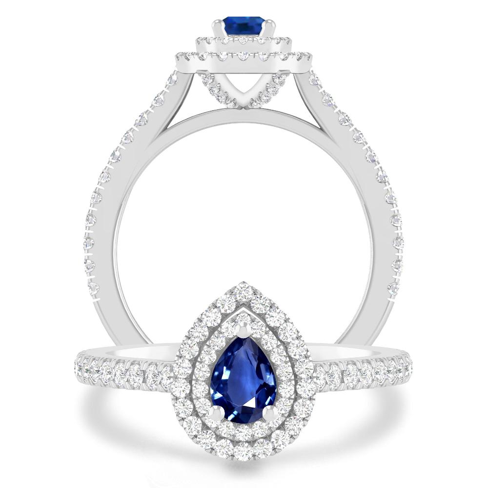 White Gold - Sapphire