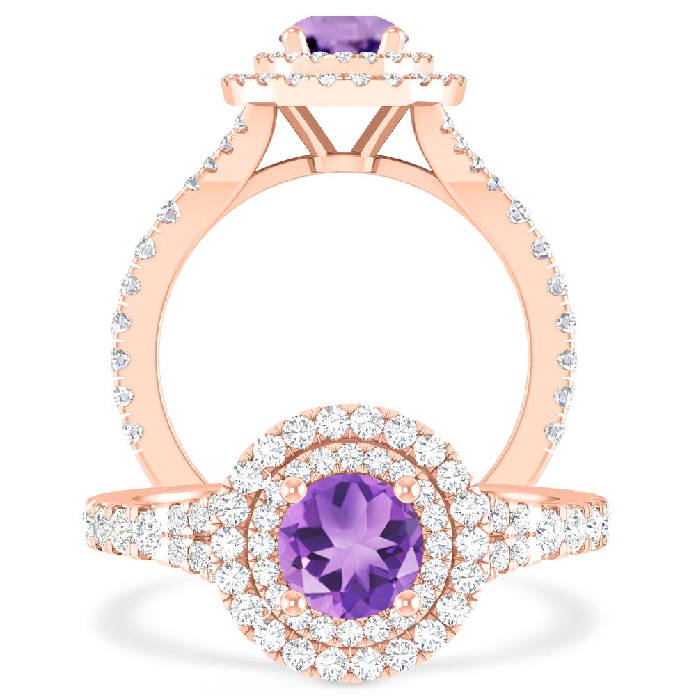 Rose Gold - Amethyst