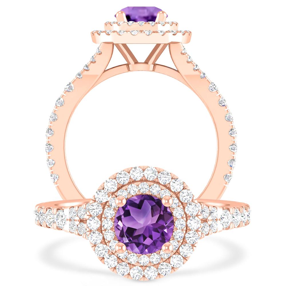 Rose Gold - Amethyst