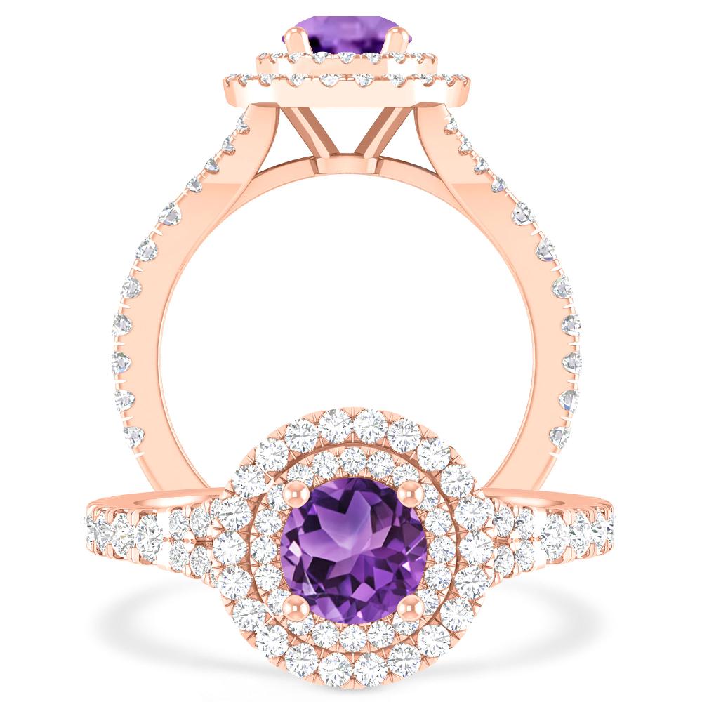 Rose Gold - Amethyst