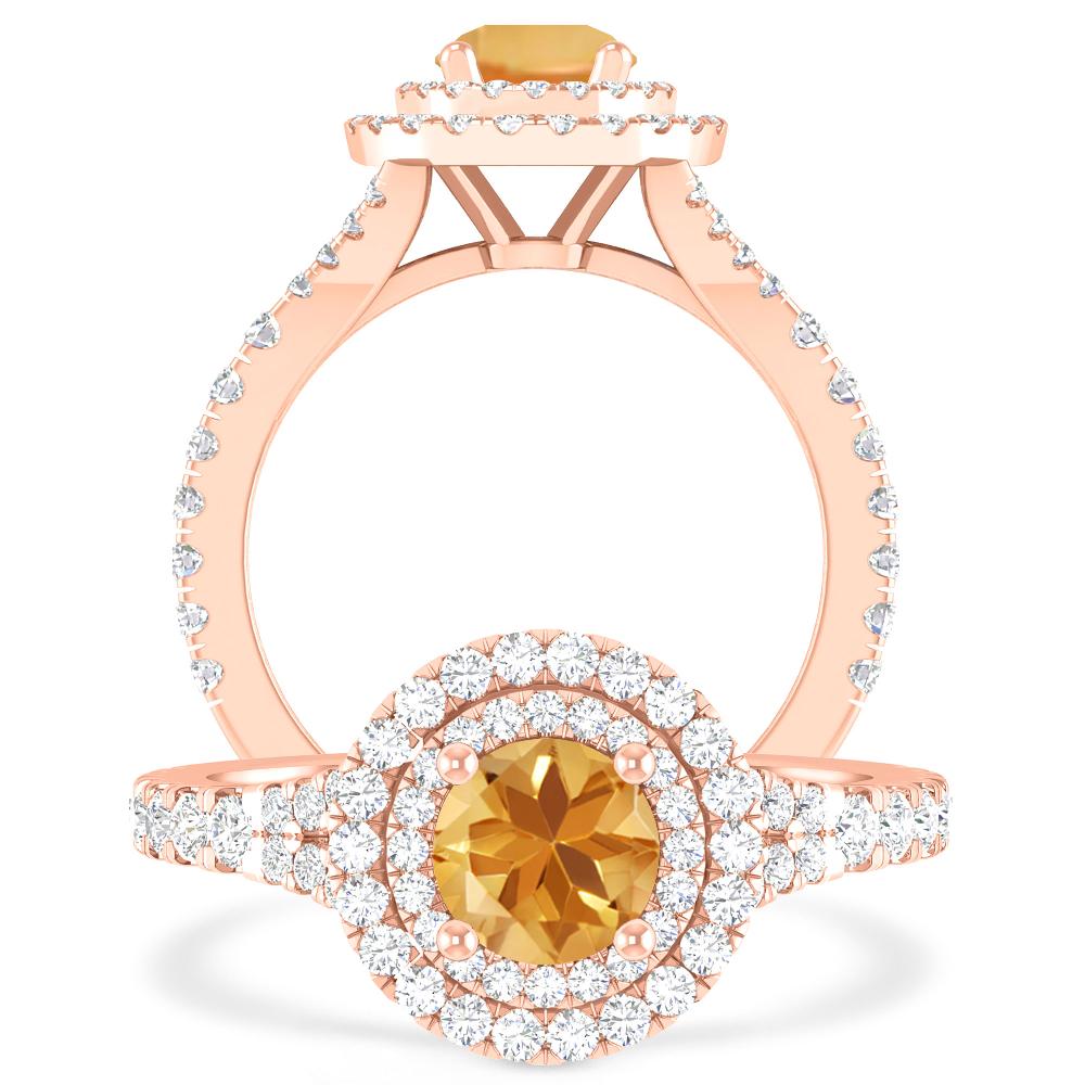 Rose Gold - Citrine