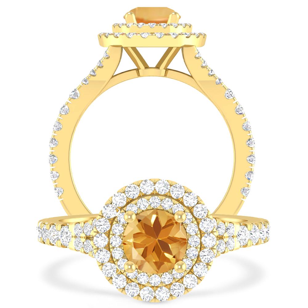 Yellow Gold - Citrine