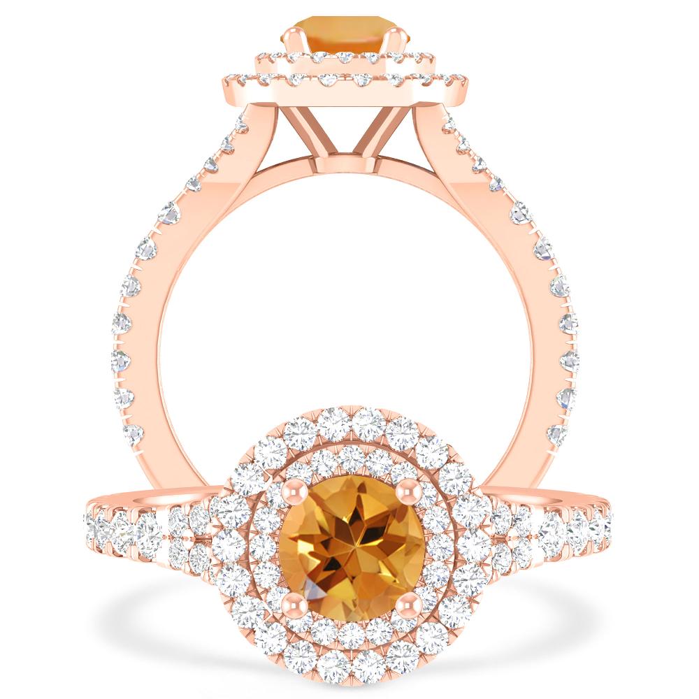 Rose Gold - Citrine