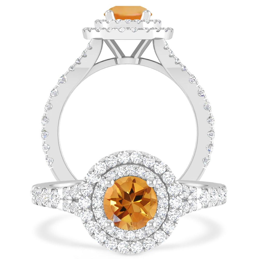 White Gold - Citrine