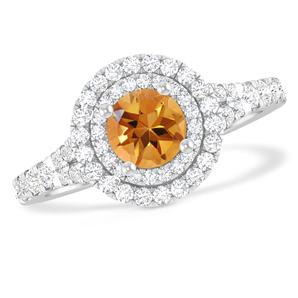 White Gold - Citrine