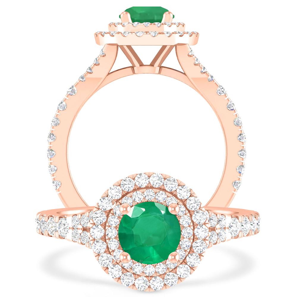 Rose Gold - Emerald