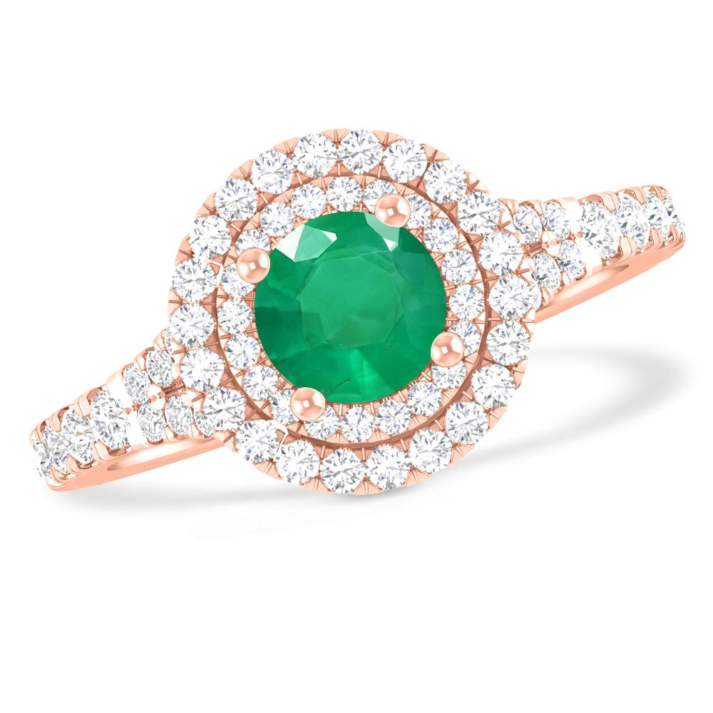 Rose Gold - Emerald