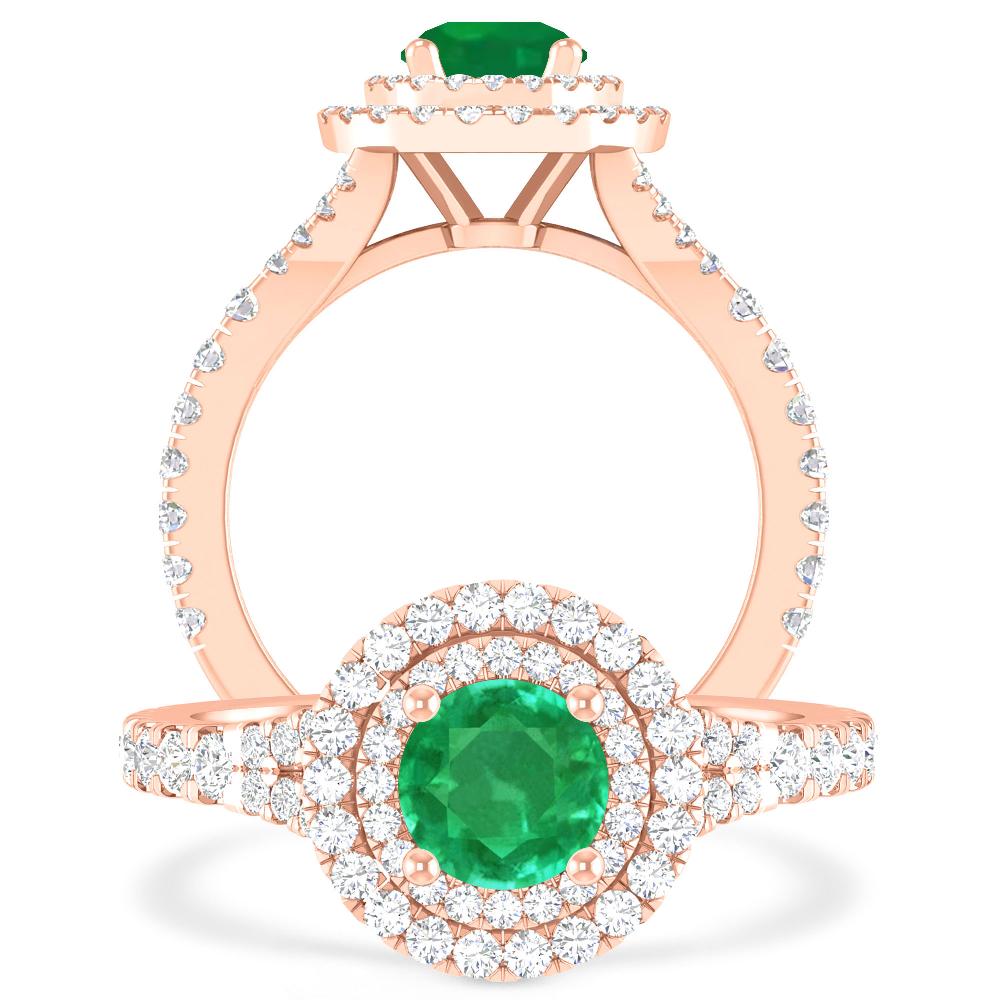 Rose Gold - Emerald