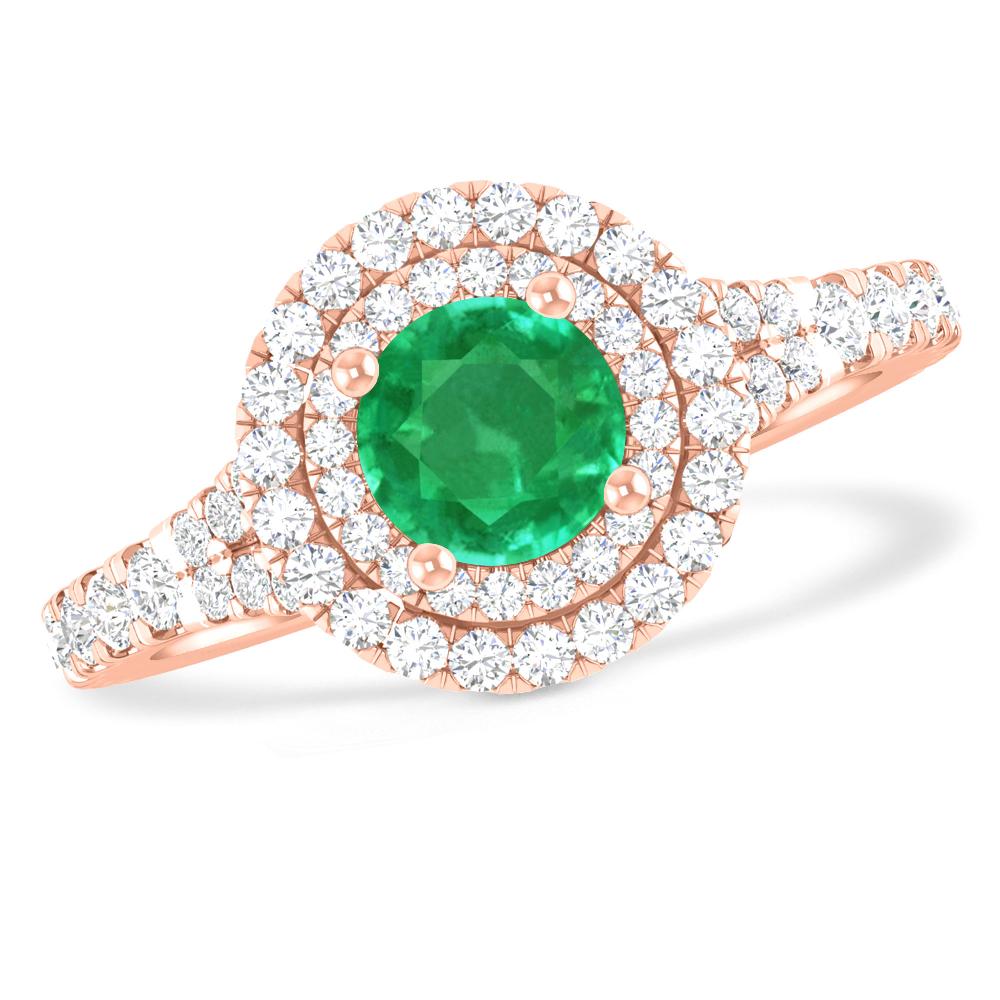 Rose Gold - Emerald