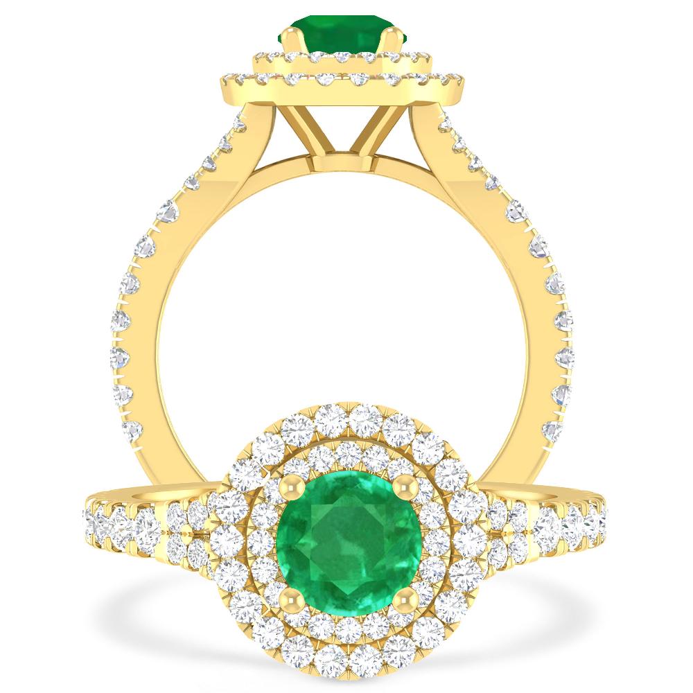 Yellow Gold - Emerald