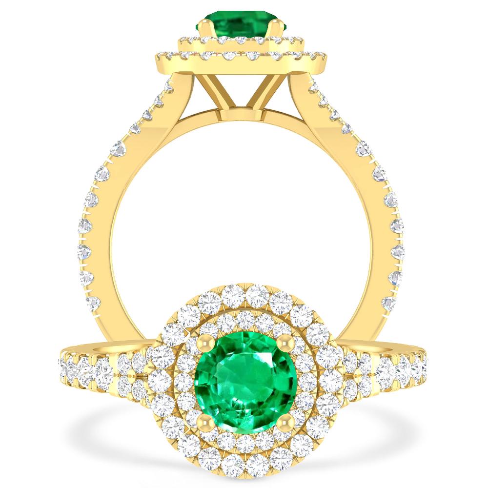 Yellow Gold - Emerald