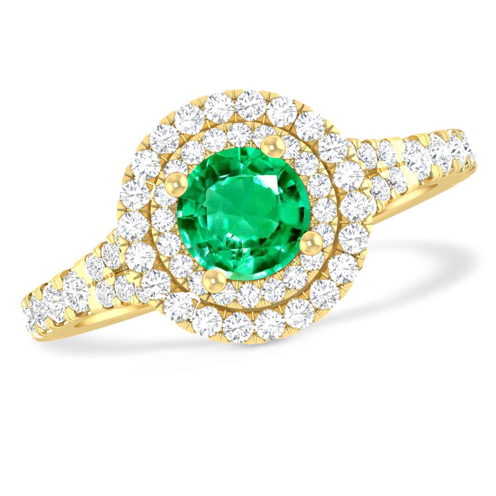 Yellow Gold - Emerald