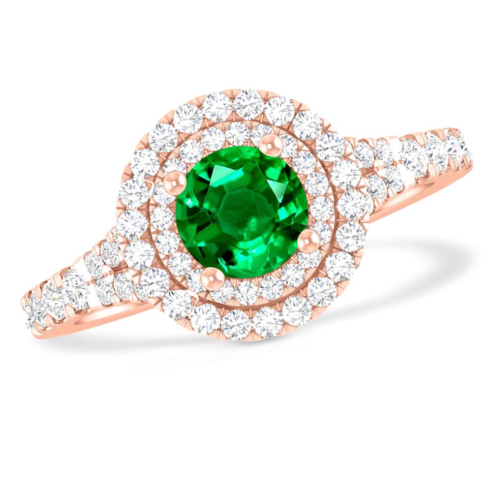 Rose Gold - Emerald