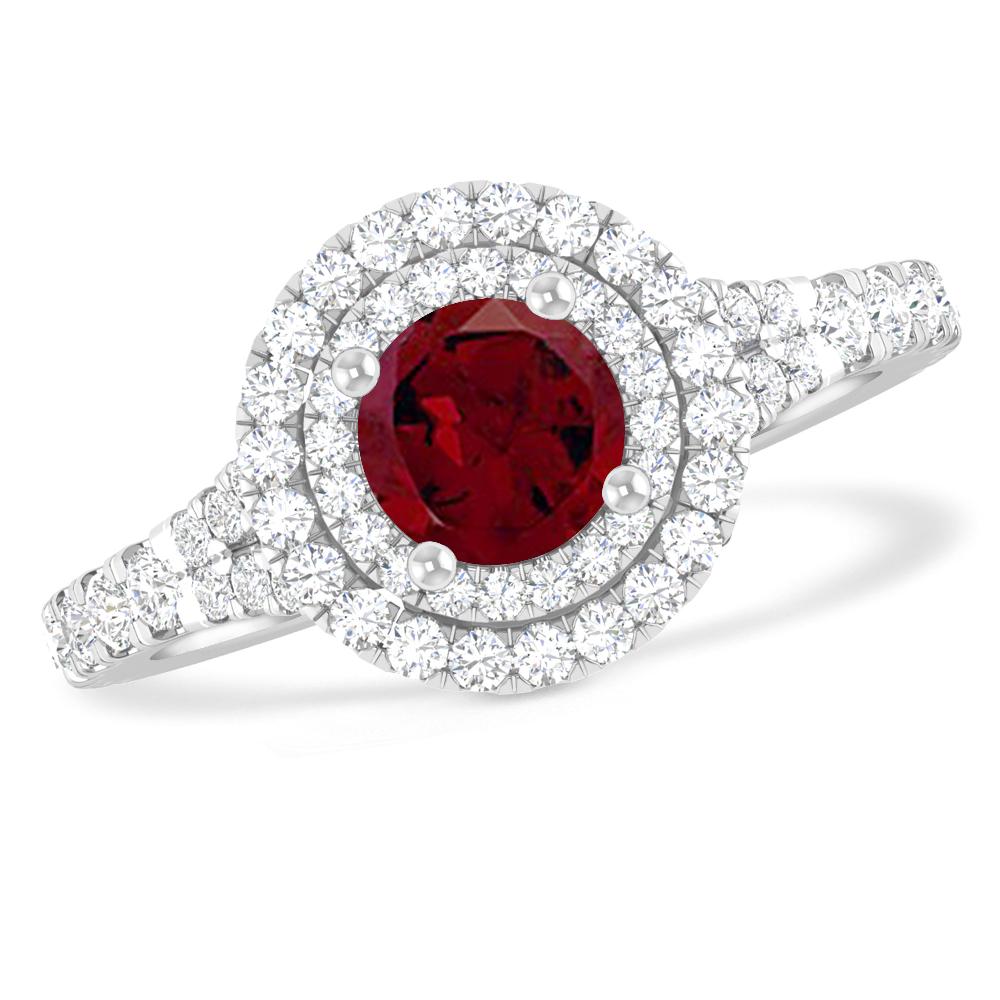 White Gold - Garnet