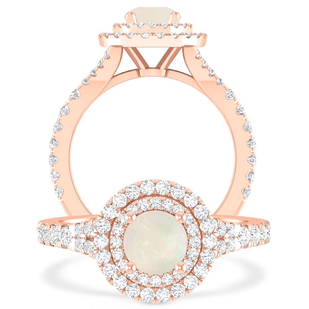 Rose Gold - Opal