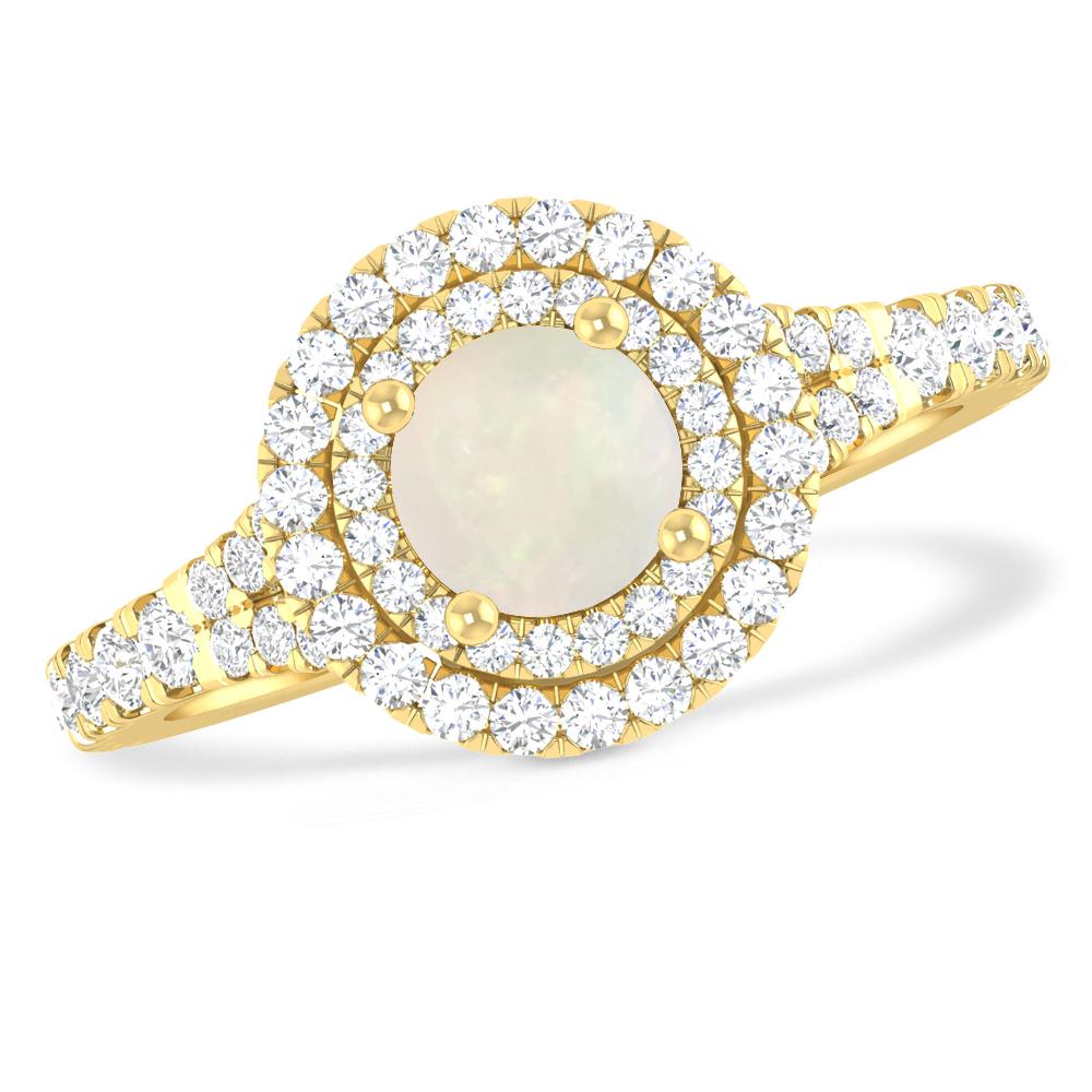 Yellow Gold - Opal