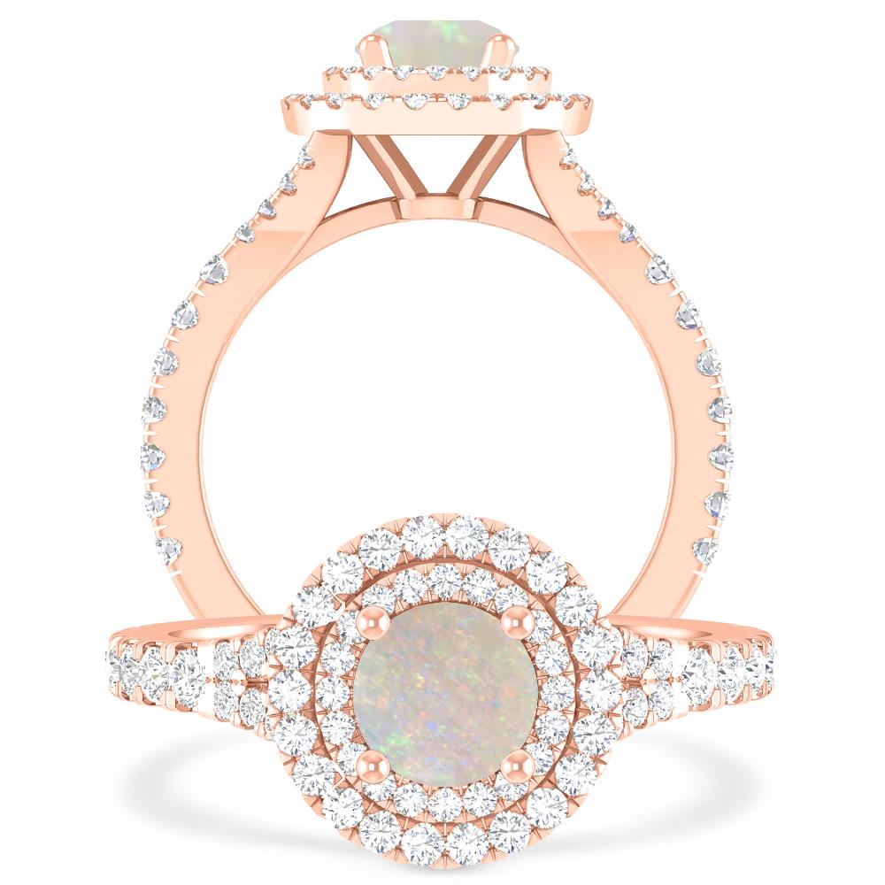 Rose Gold - Opal