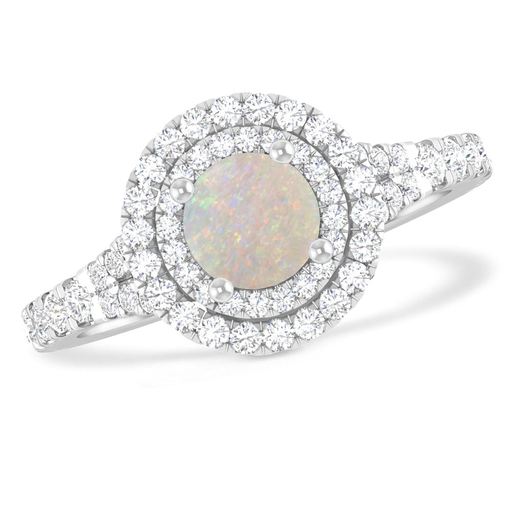 White Gold - Opal