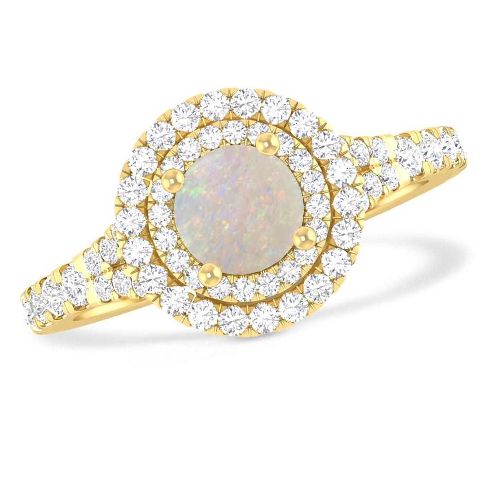 Yellow Gold - Opal