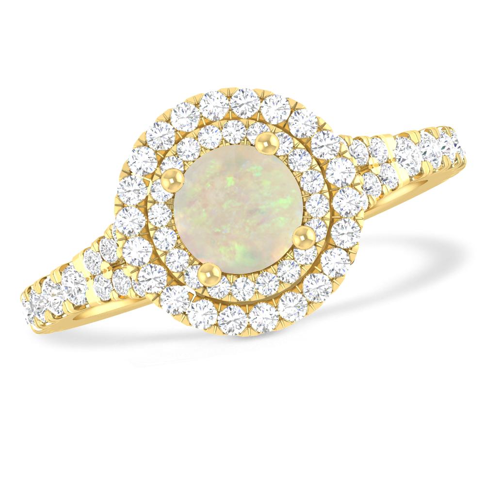 Yellow Gold - Opal