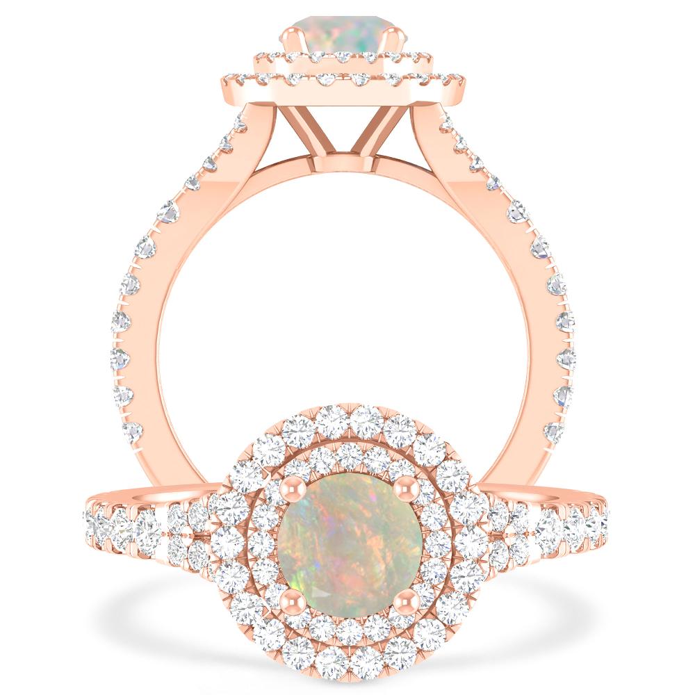 Rose Gold - Opal