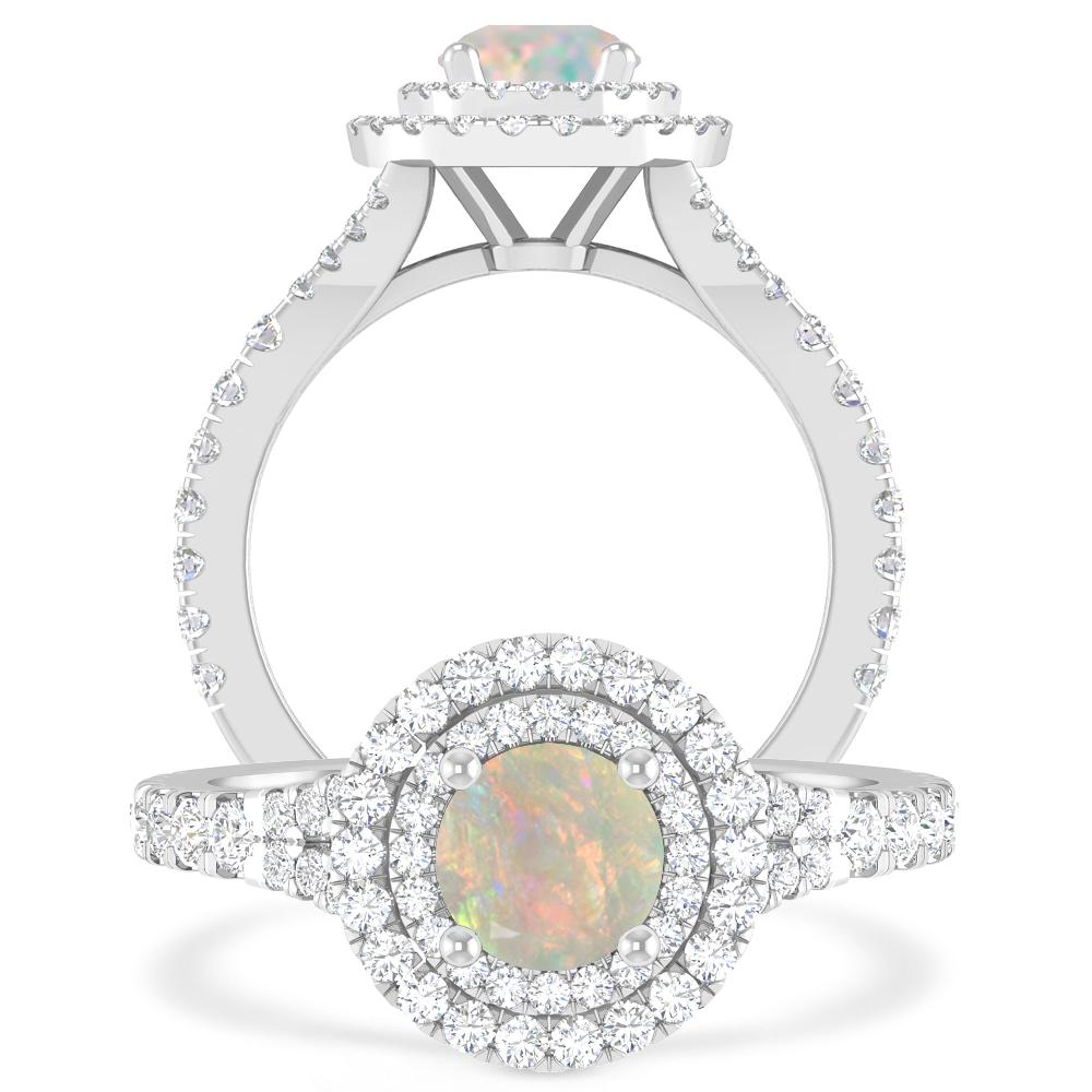 White Gold - Opal