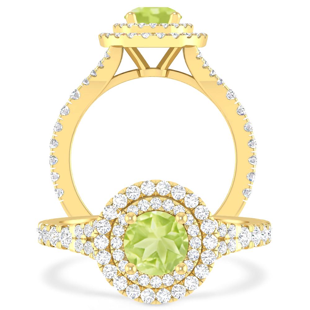 Yellow Gold - Peridot