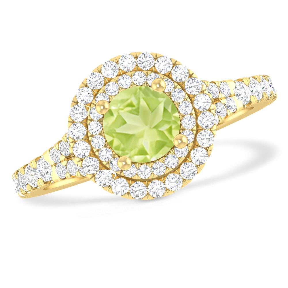 Yellow Gold - Peridot