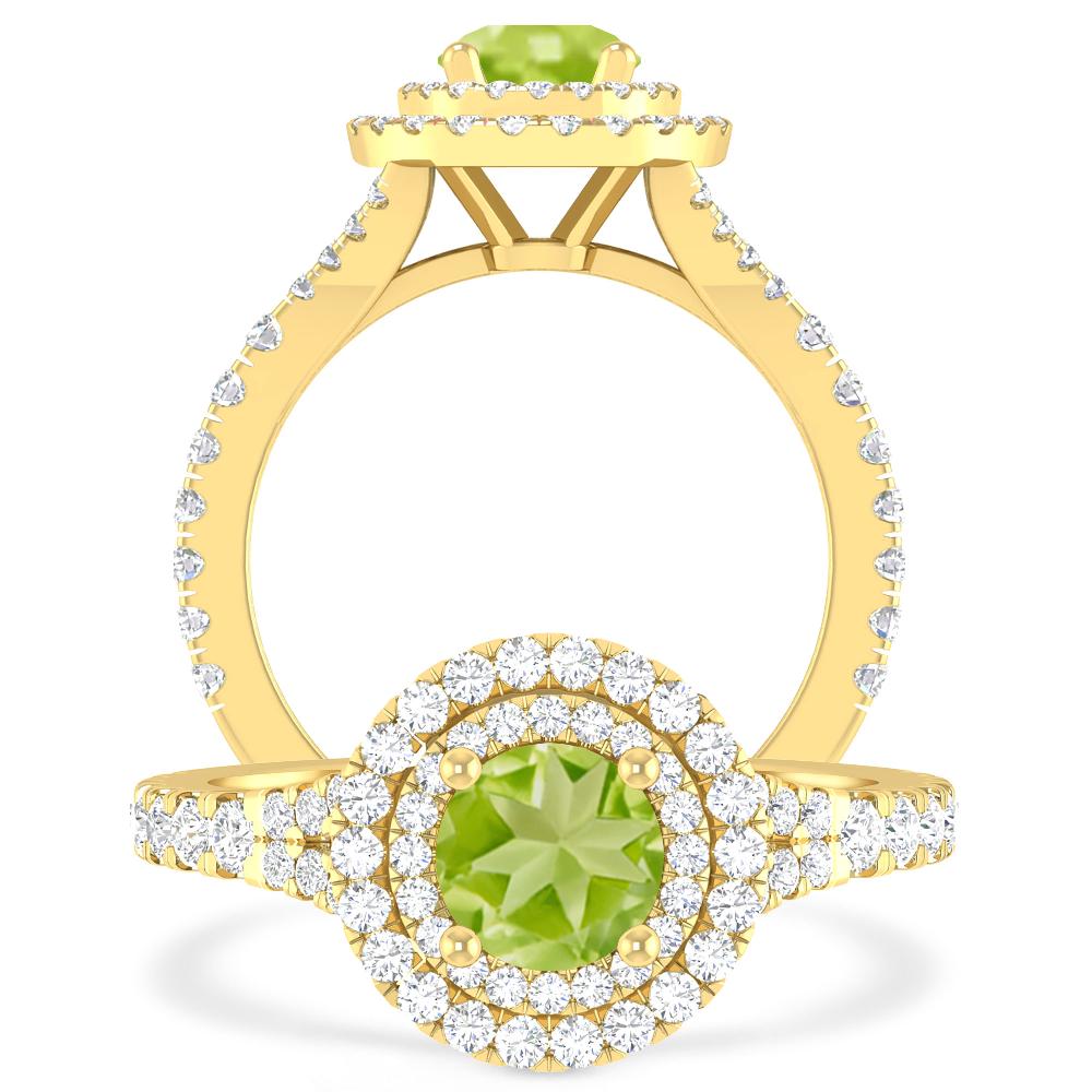 Yellow Gold - Peridot