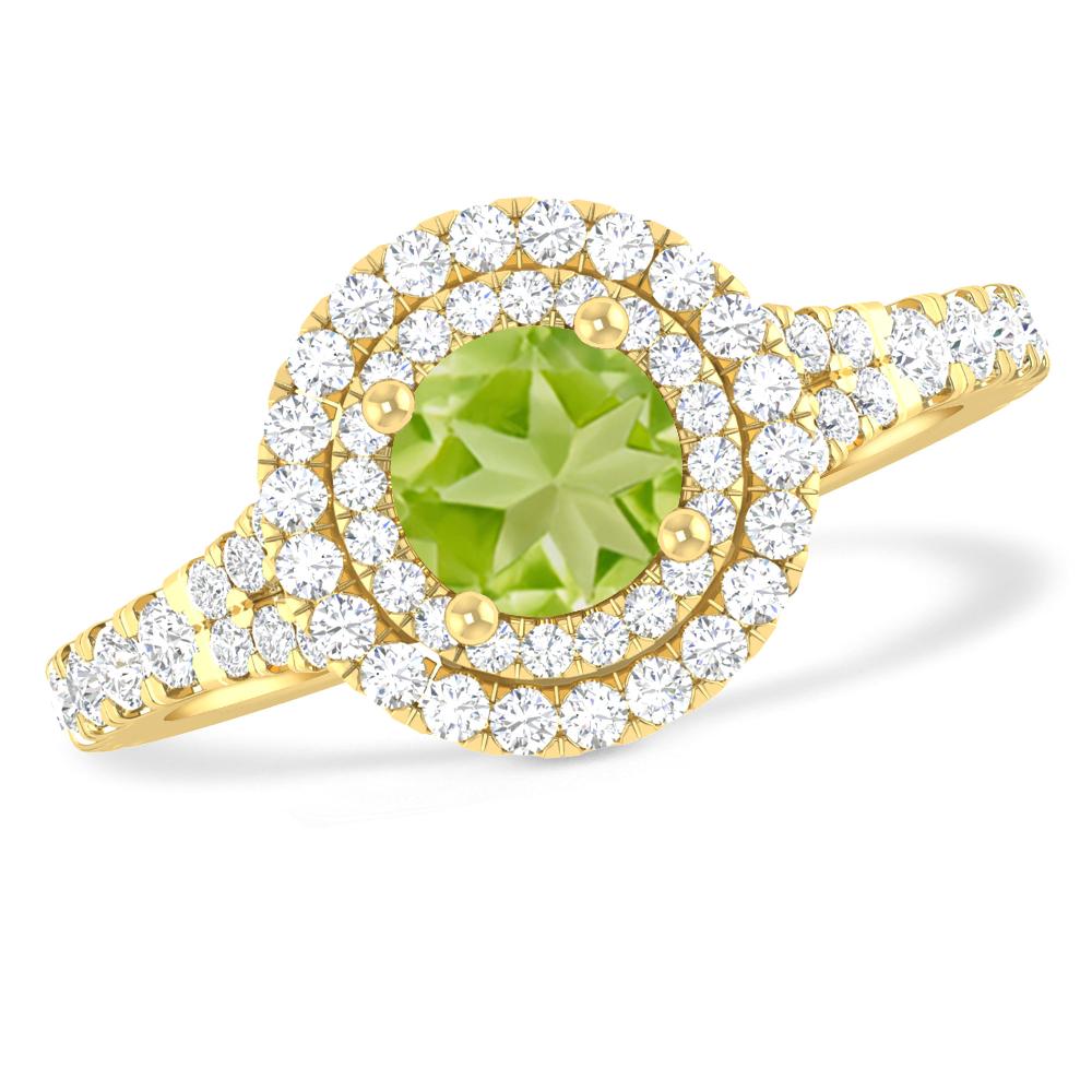 Yellow Gold - Peridot