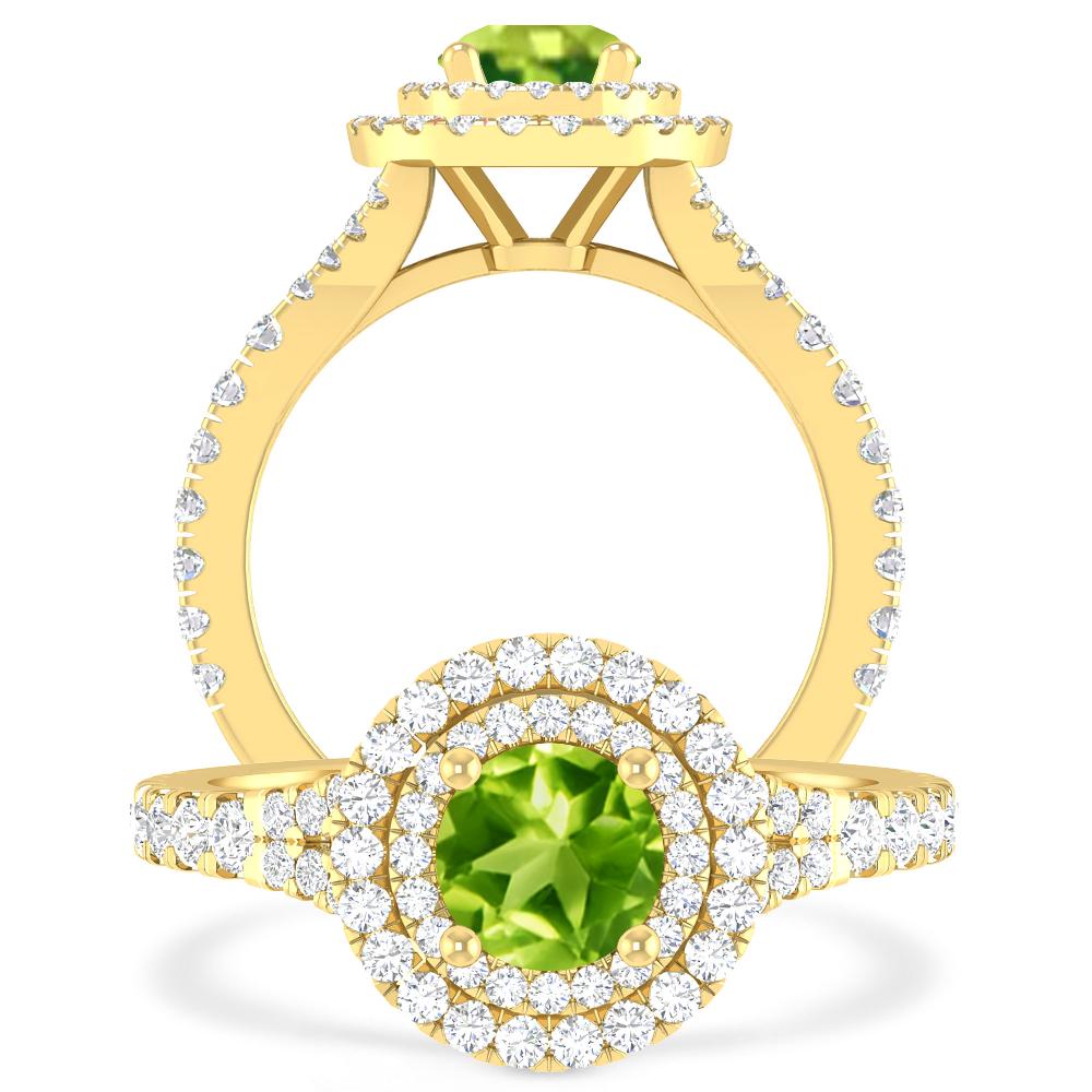 Yellow Gold - Peridot