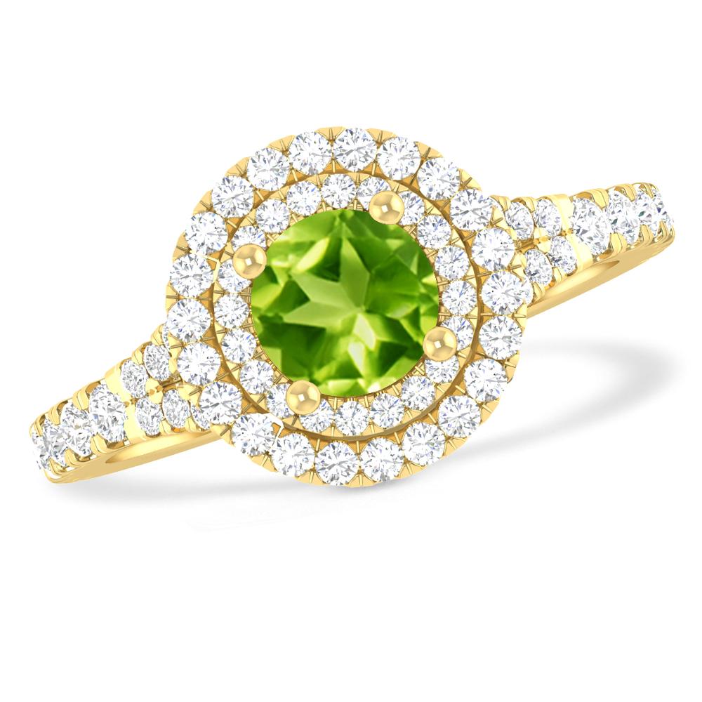 Yellow Gold - Peridot