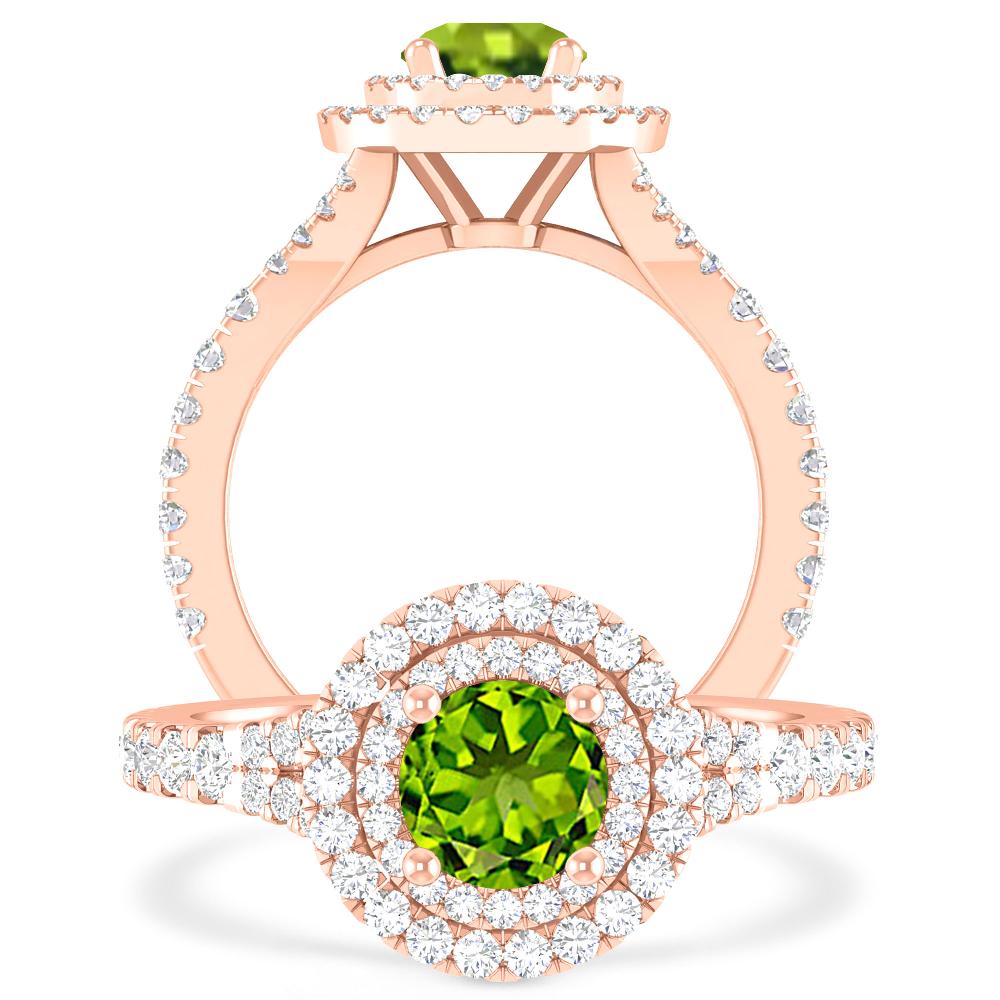 Rose Gold - Peridot