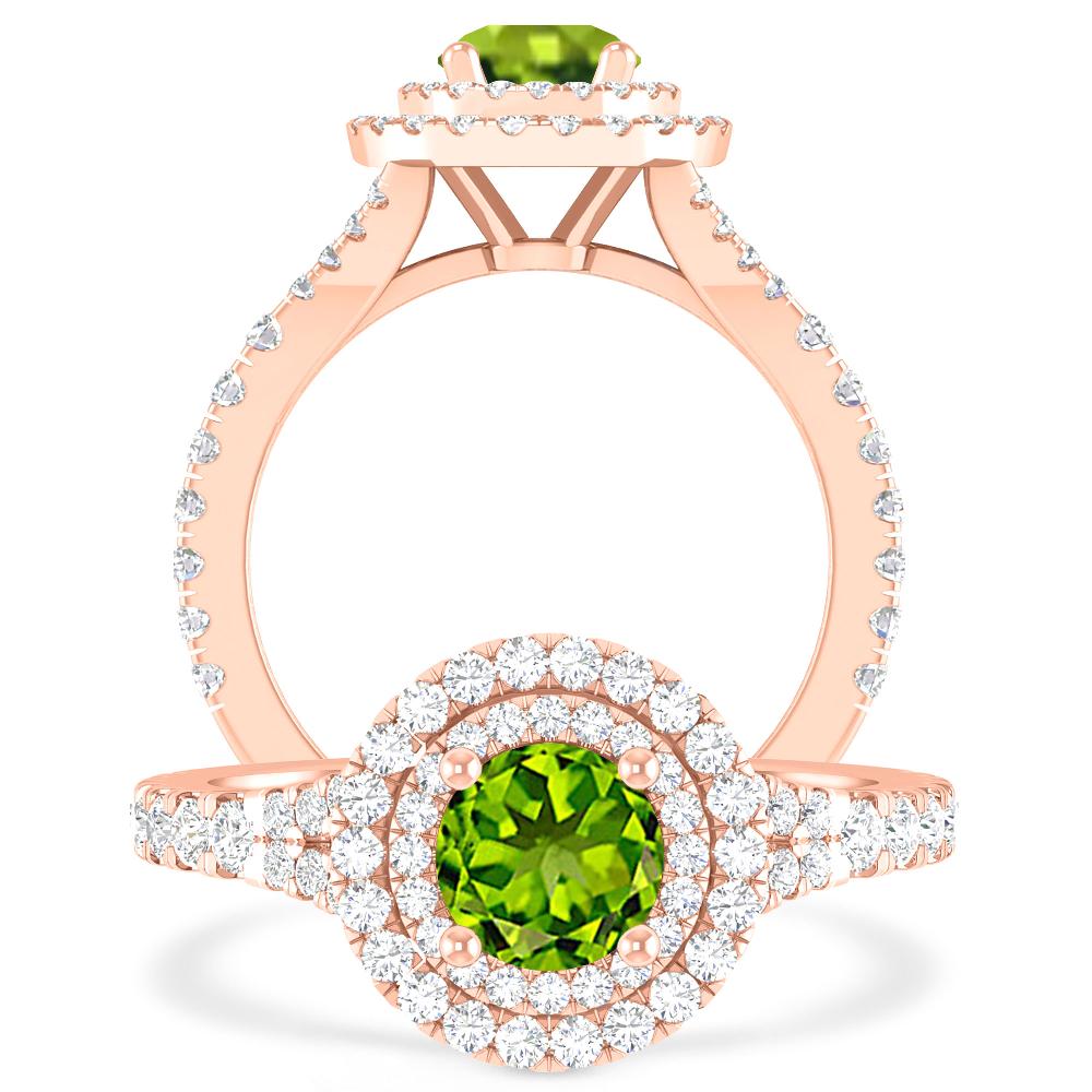 Rose Gold - Peridot