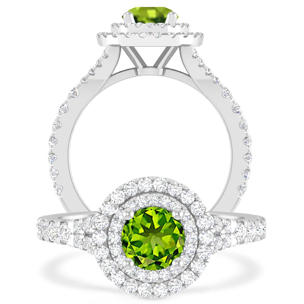 White Gold - Peridot