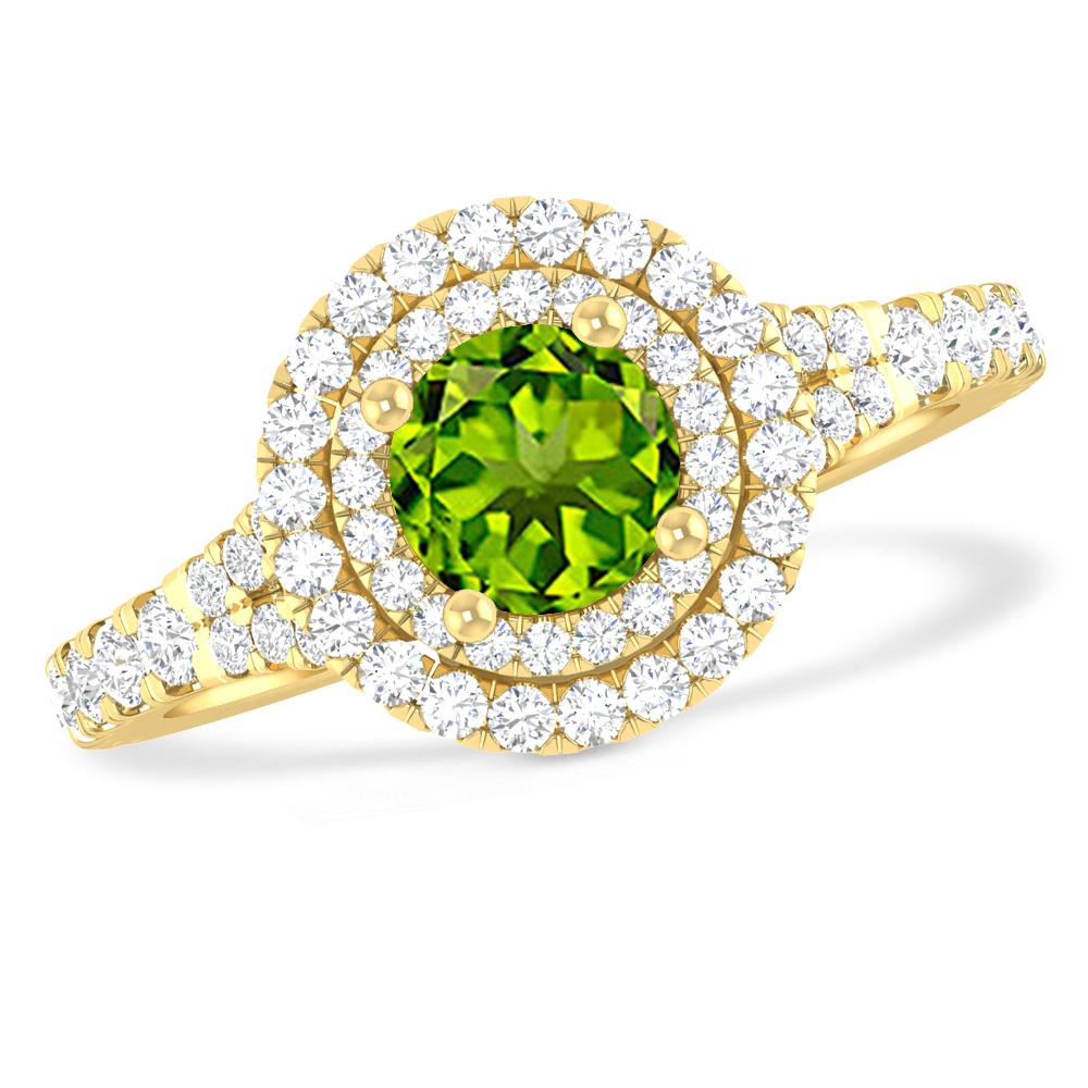 Yellow Gold - Peridot