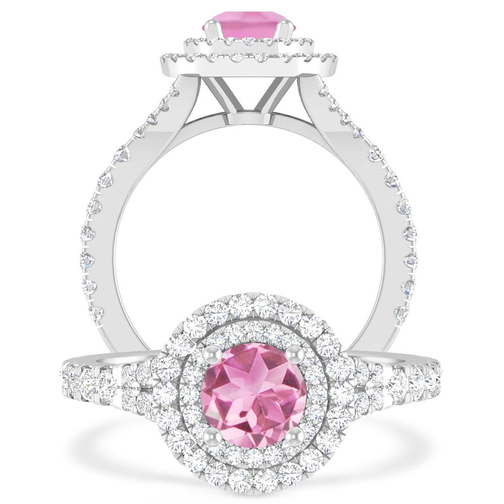 White Gold - Pink Tourmaline