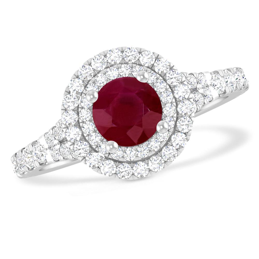 White Gold - Ruby