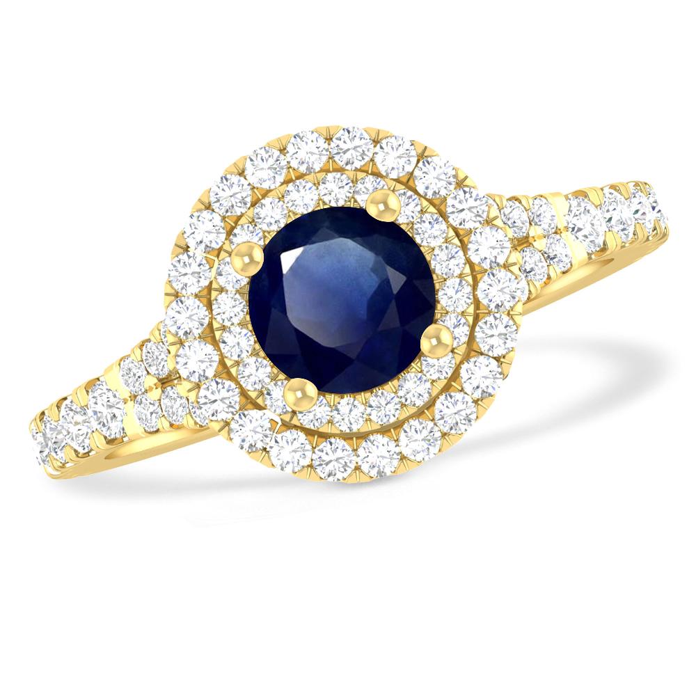 Yellow Gold - Sapphire