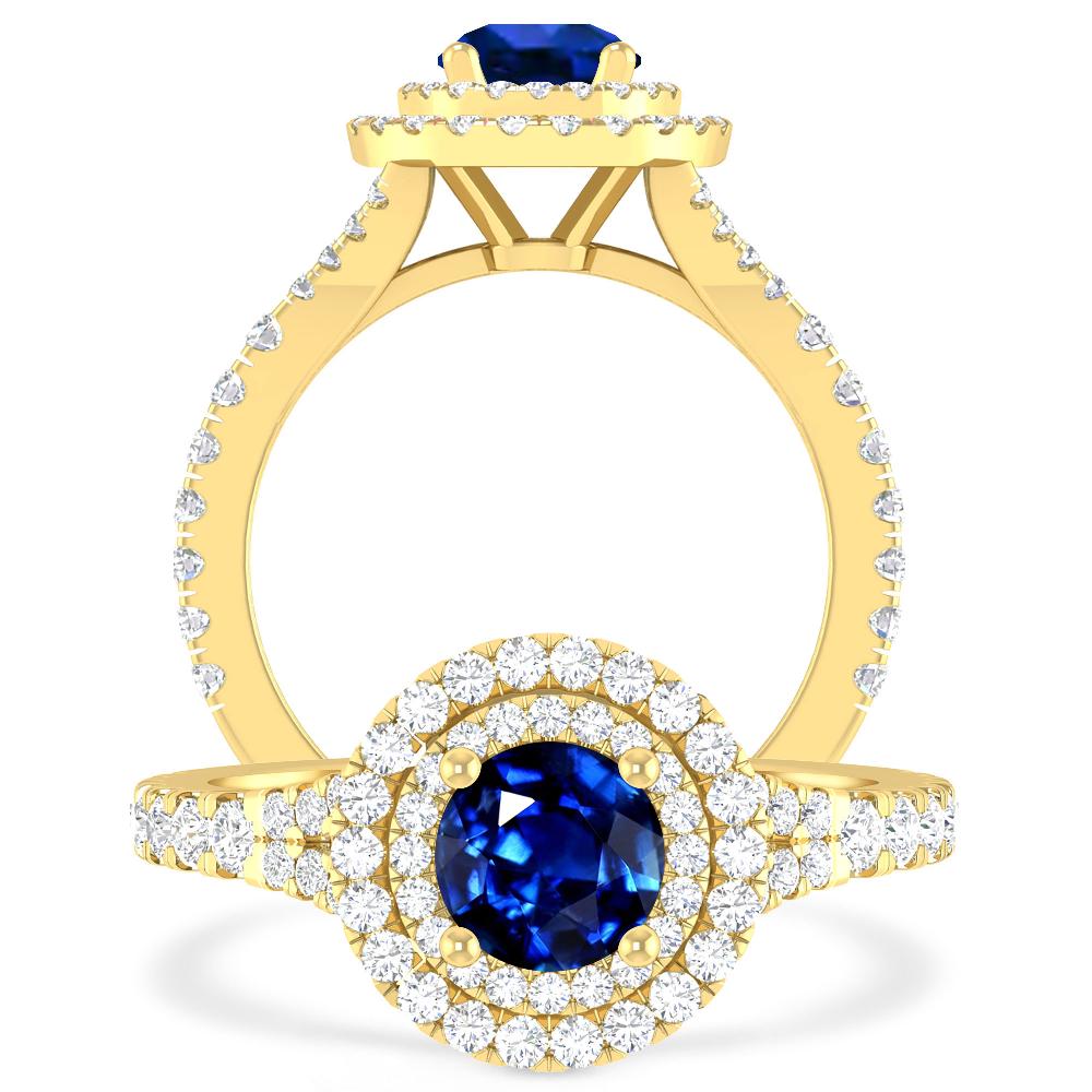 Yellow Gold - Sapphire