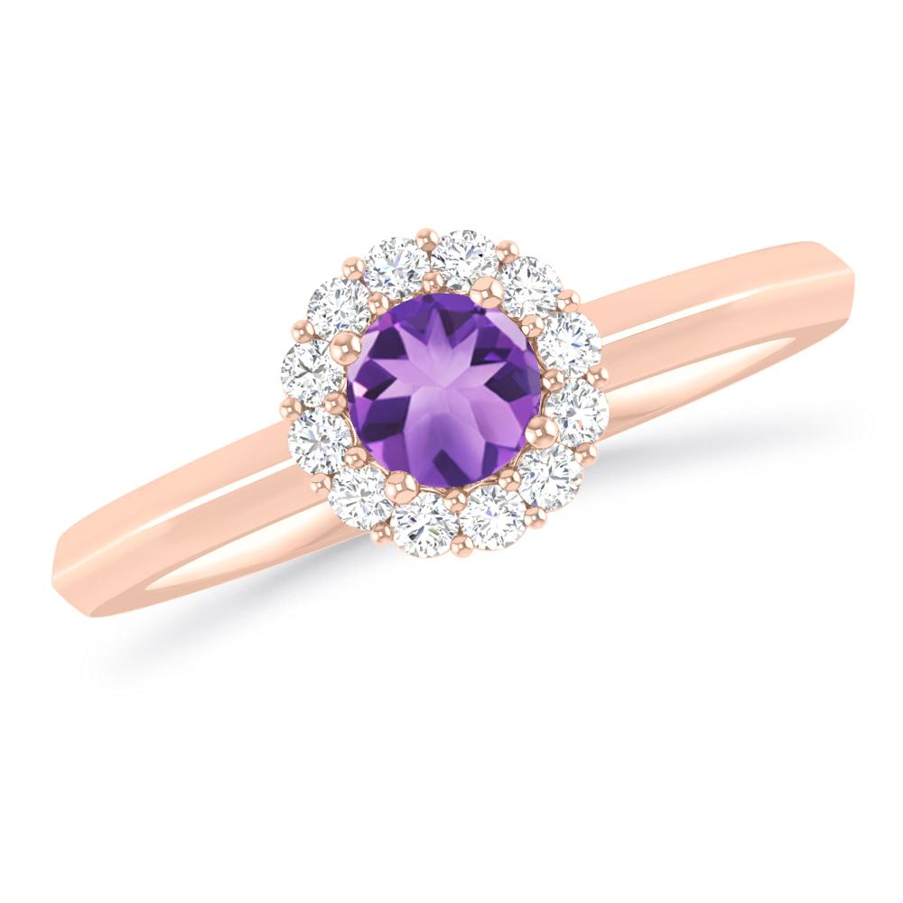 Rose Gold - Amethyst