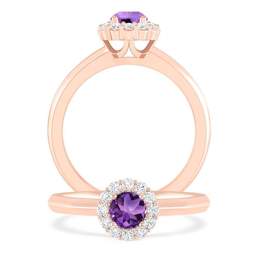 Rose Gold - Amethyst