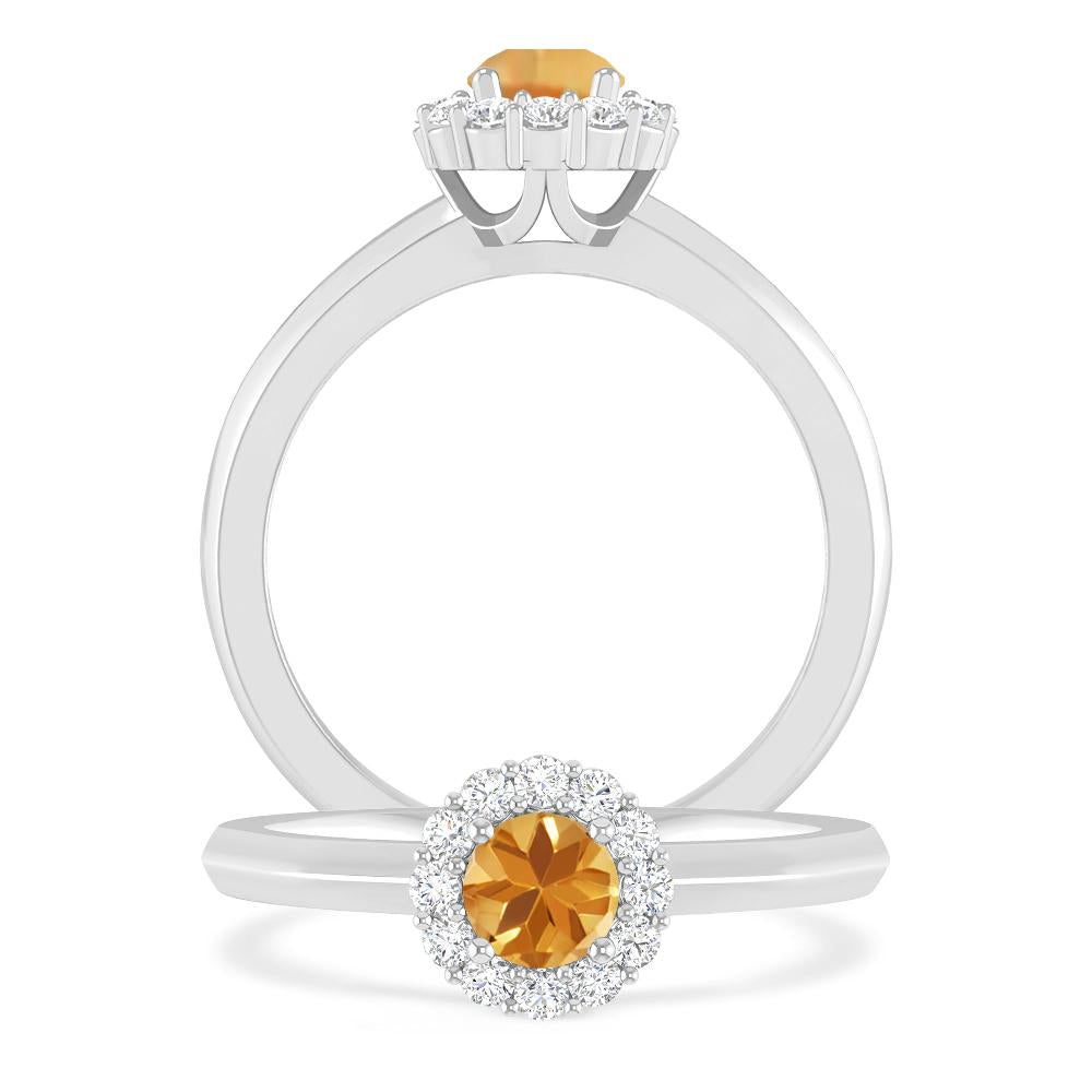 White Gold - Citrine